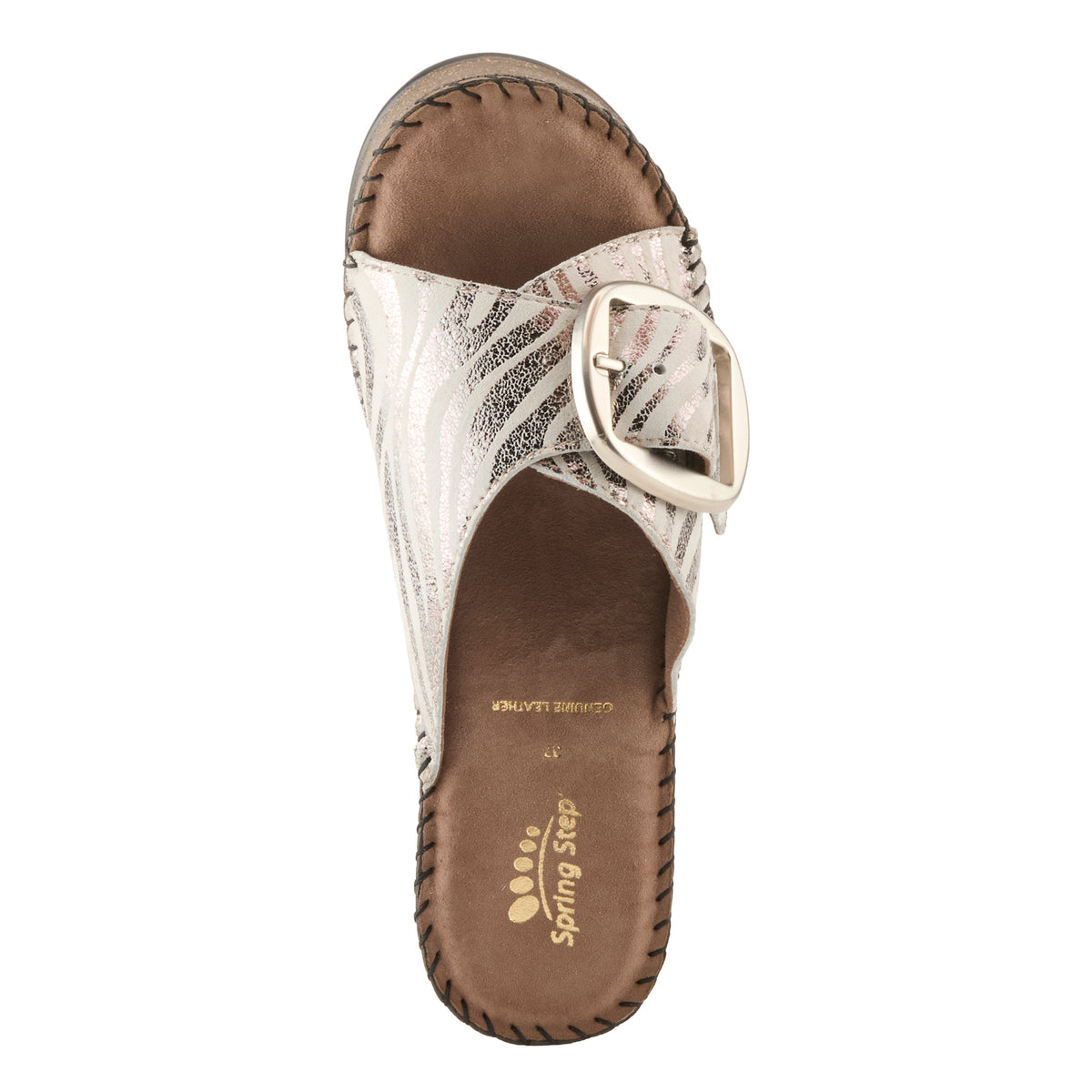 Spring Step SPRING STEP NIENNA SANDALS sandal in silver with comfortable everyday design