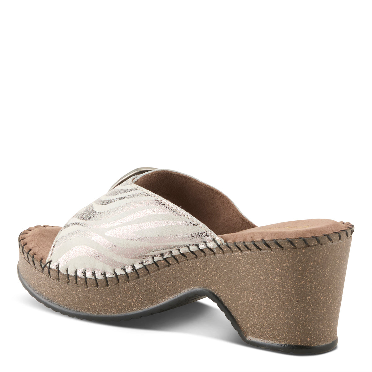 Spring Step SPRING STEP NIENNA SANDALS sandal in silver with comfortable everyday design