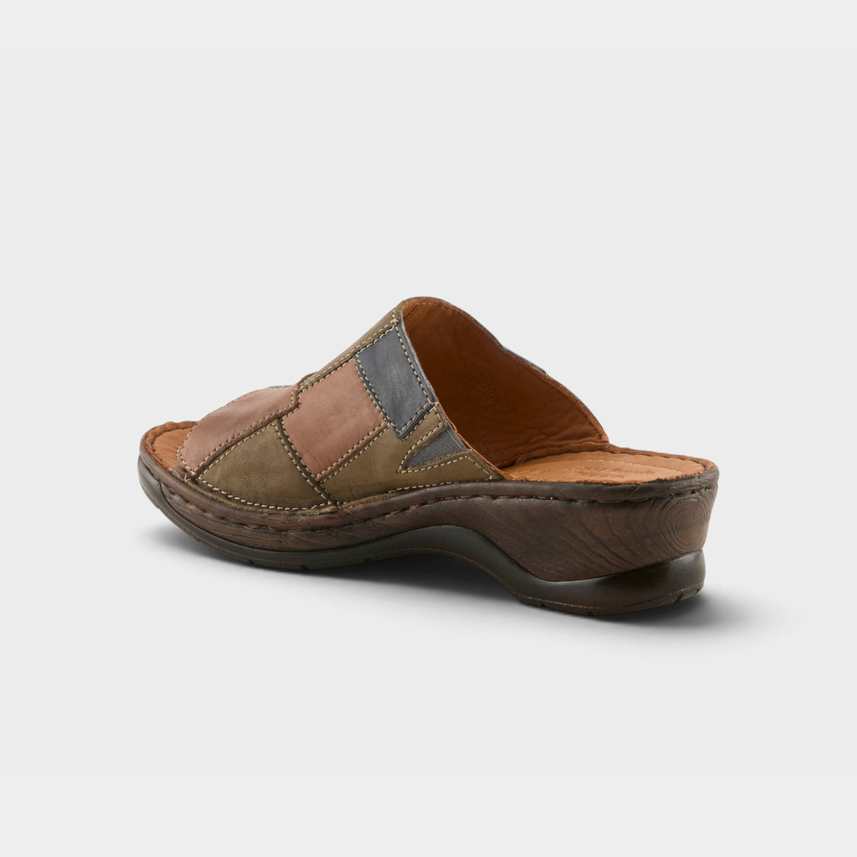 Spring Step Nivara Olive Multi Flat Sandal