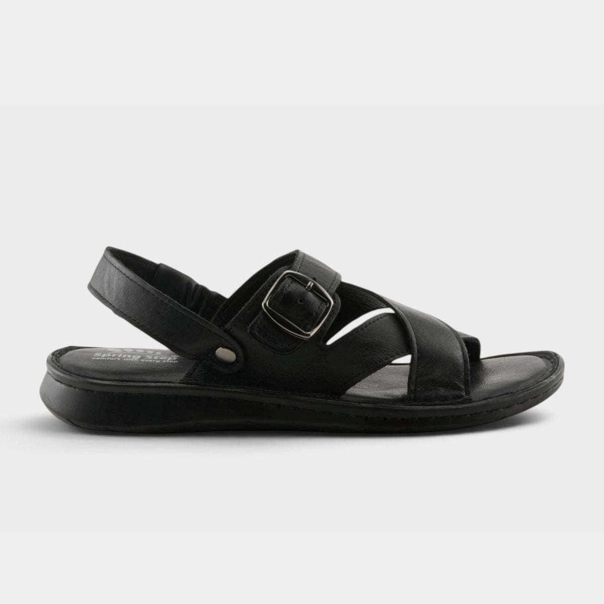 Spring Step Men Nofar Black Sandal