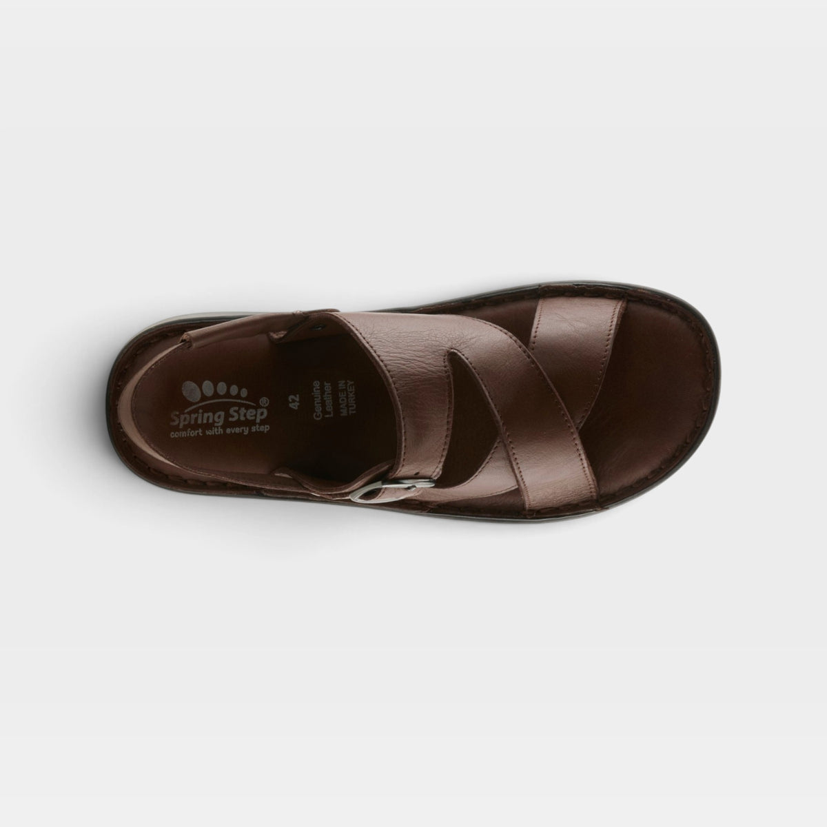 Spring Step Men Nofar Brown Sandal