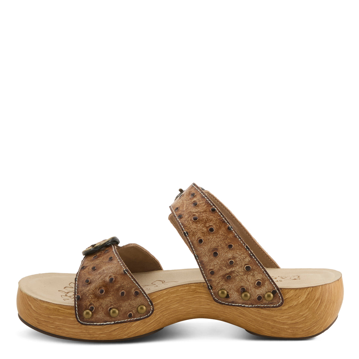 L'Artiste L'ARTISTE NOSTALGISH SANDALS sandal in light taupe with handcrafted leather design