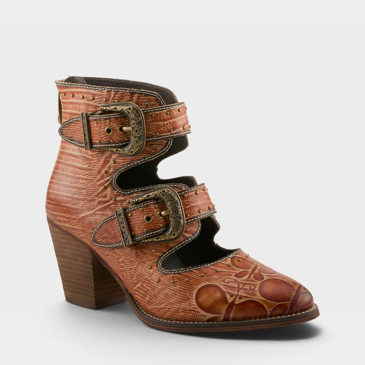 L'ARTISTE NOTCHED-NATURE BOOTS-13