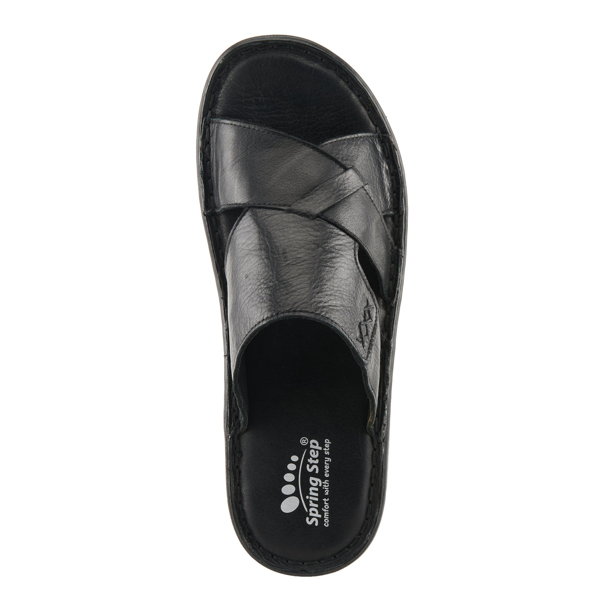 Spring Step SPRING STEP MEN NUNZIO SANDALS sandal in black with comfortable everyday design