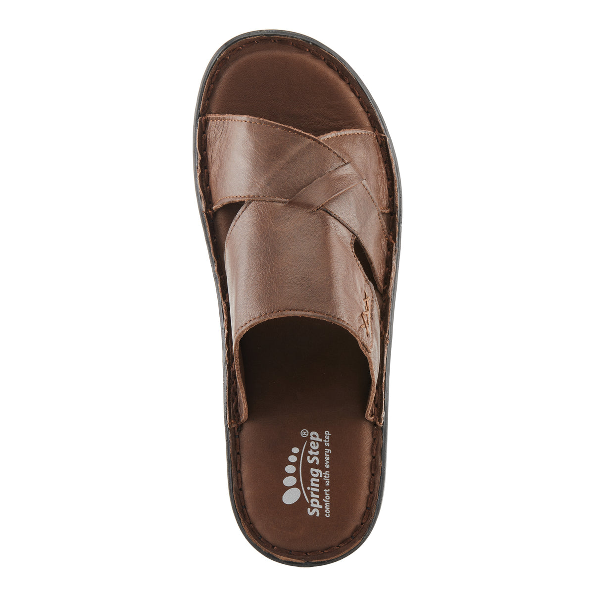 Spring Step SPRING STEP MEN NUNZIO SANDALS sandal in brown with comfortable everyday design