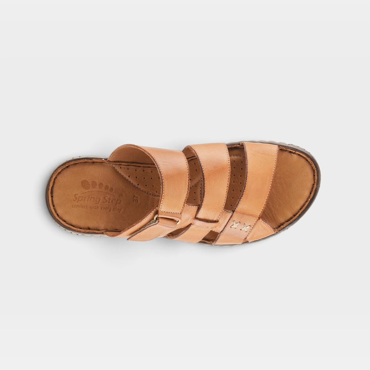 Spring Step Olly Camel Slide Sandal