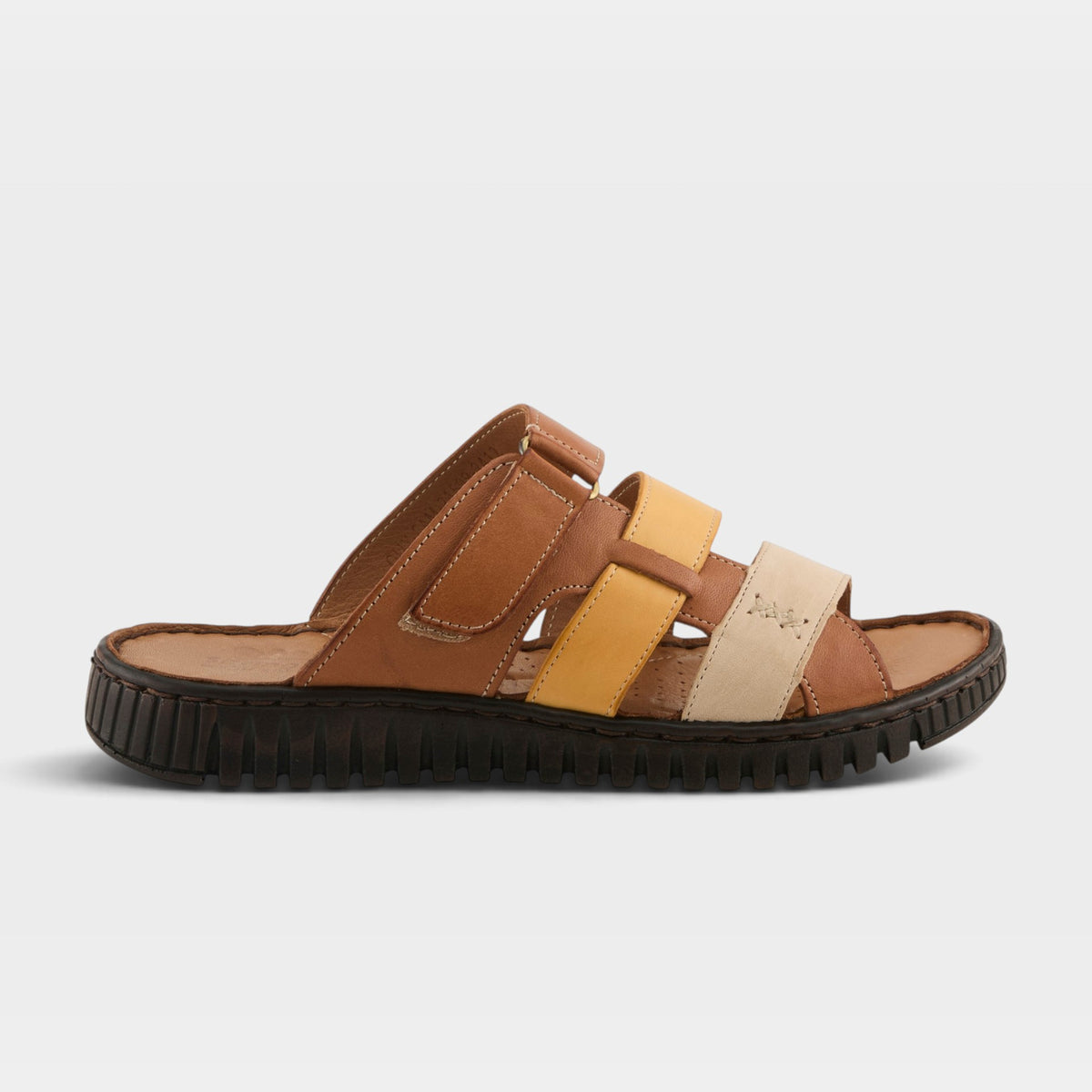 Spring Step Olly Camel Multi Slide Sandal