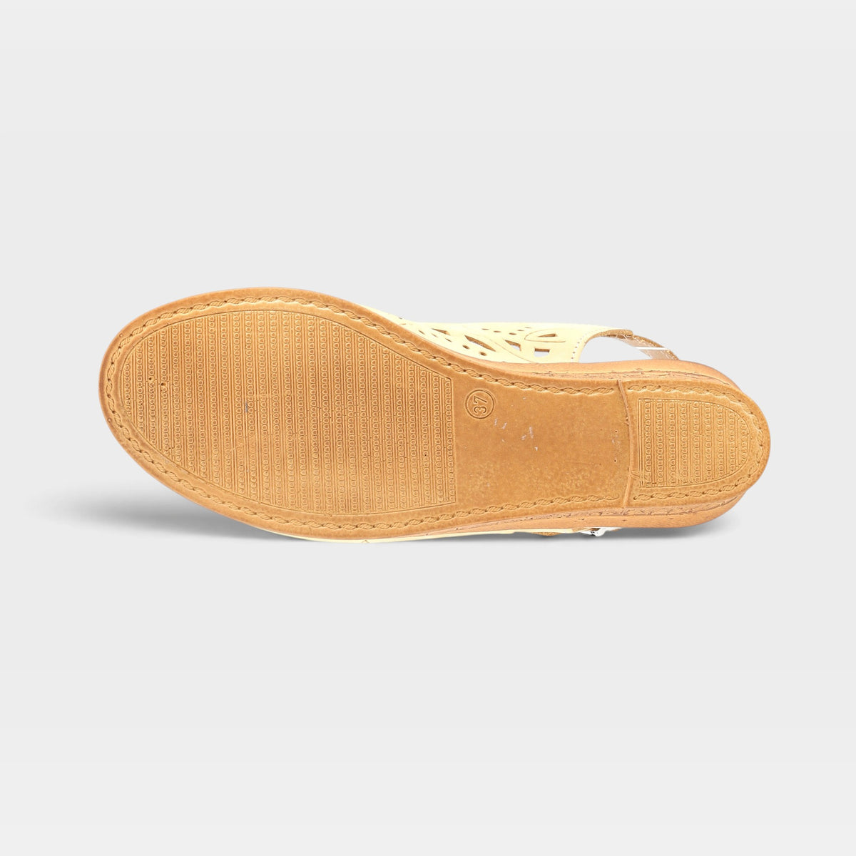 Spring Step Orella Light Yellow Nubuck Sandal