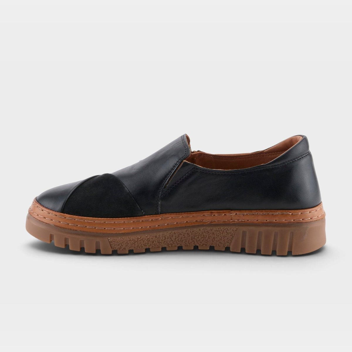 Spring Step Patcha Black Casual Shoe