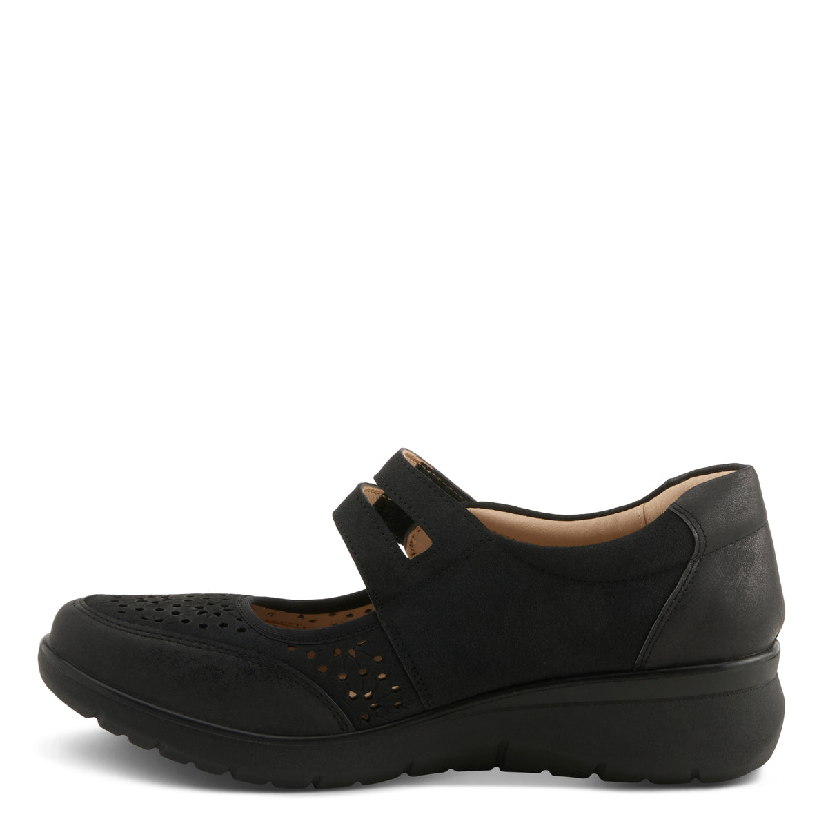Flexus FLEXUS PENDLETON SHOES comfort shoe in black with flexible sole
