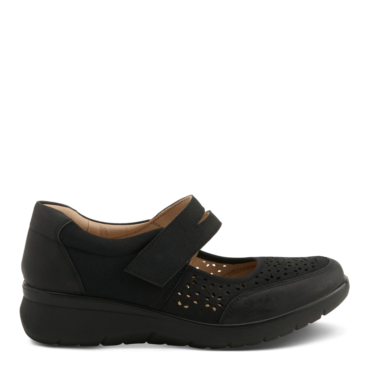 Flexus FLEXUS PENDLETON SHOES comfort shoe in black with flexible sole