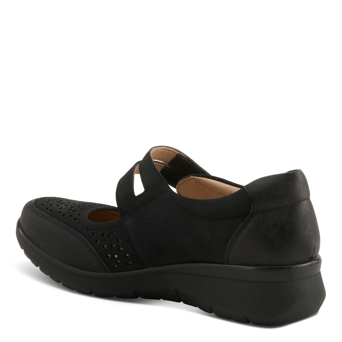 Flexus FLEXUS PENDLETON SHOES comfort shoe in black with flexible sole