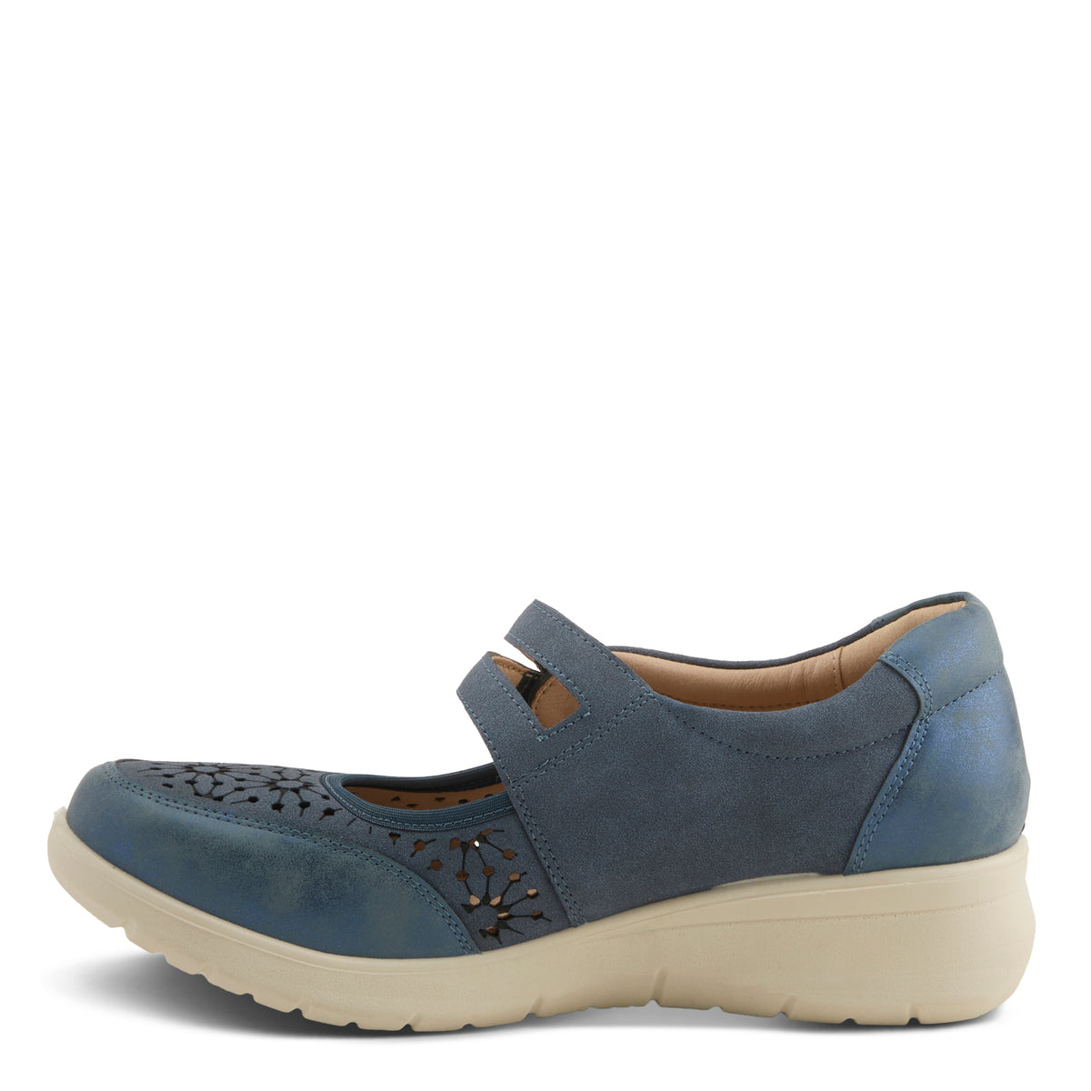 Flexus FLEXUS PENDLETON SHOES comfort shoe in blue with flexible sole