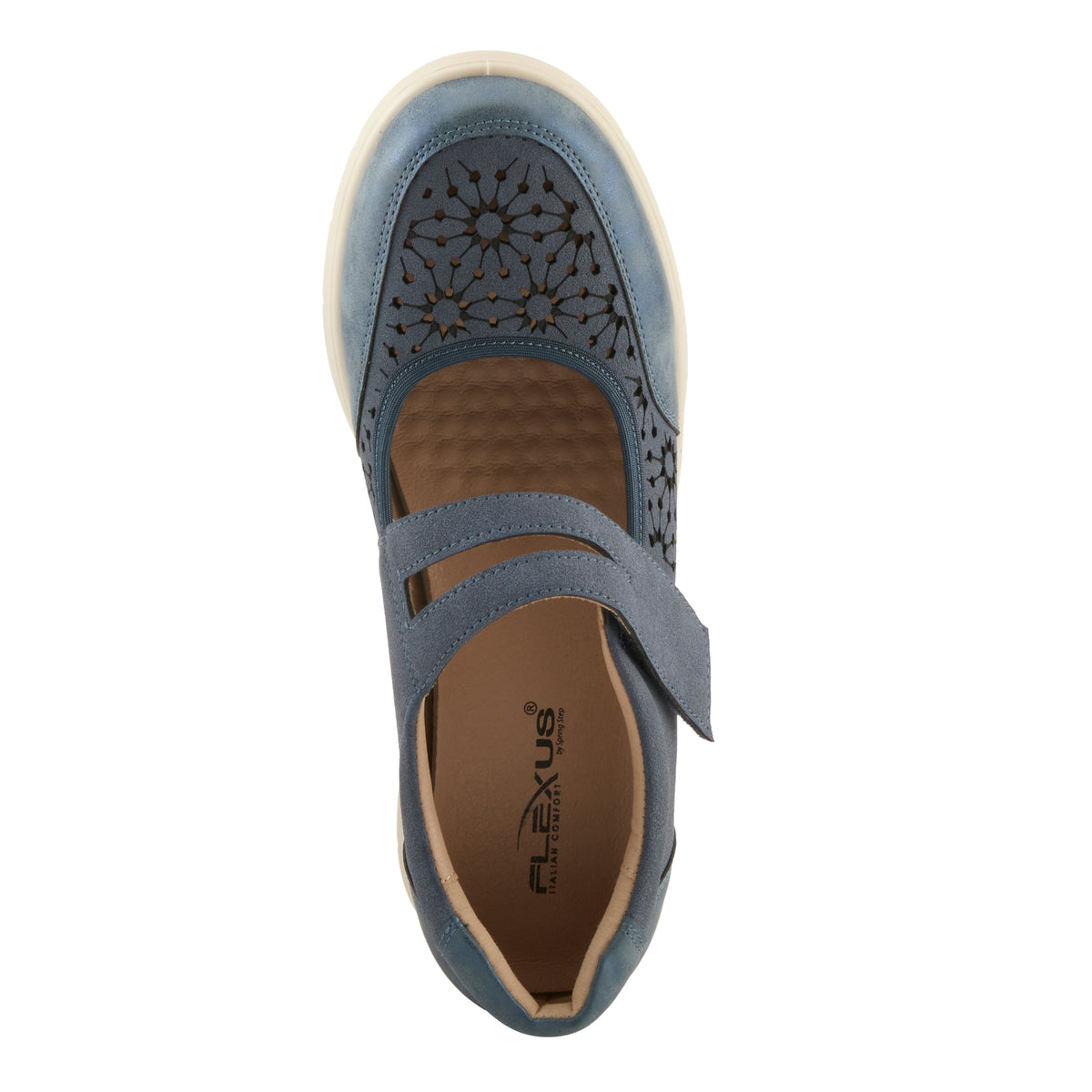 Flexus FLEXUS PENDLETON SHOES comfort shoe in blue with flexible sole