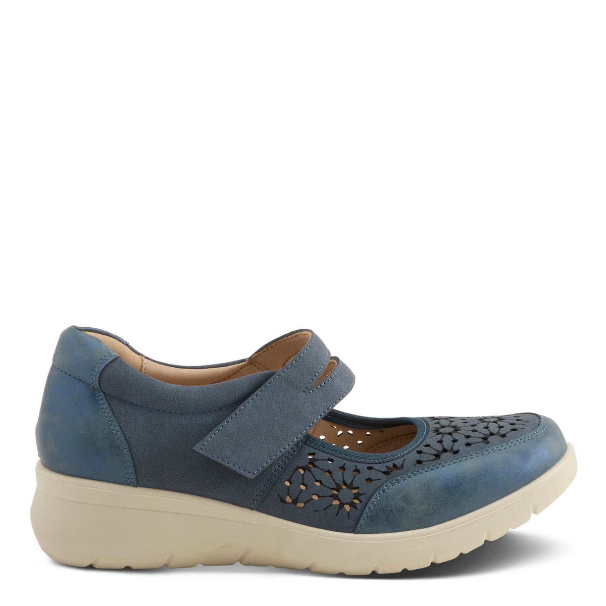 Flexus FLEXUS PENDLETON SHOES comfort shoe in blue with flexible sole