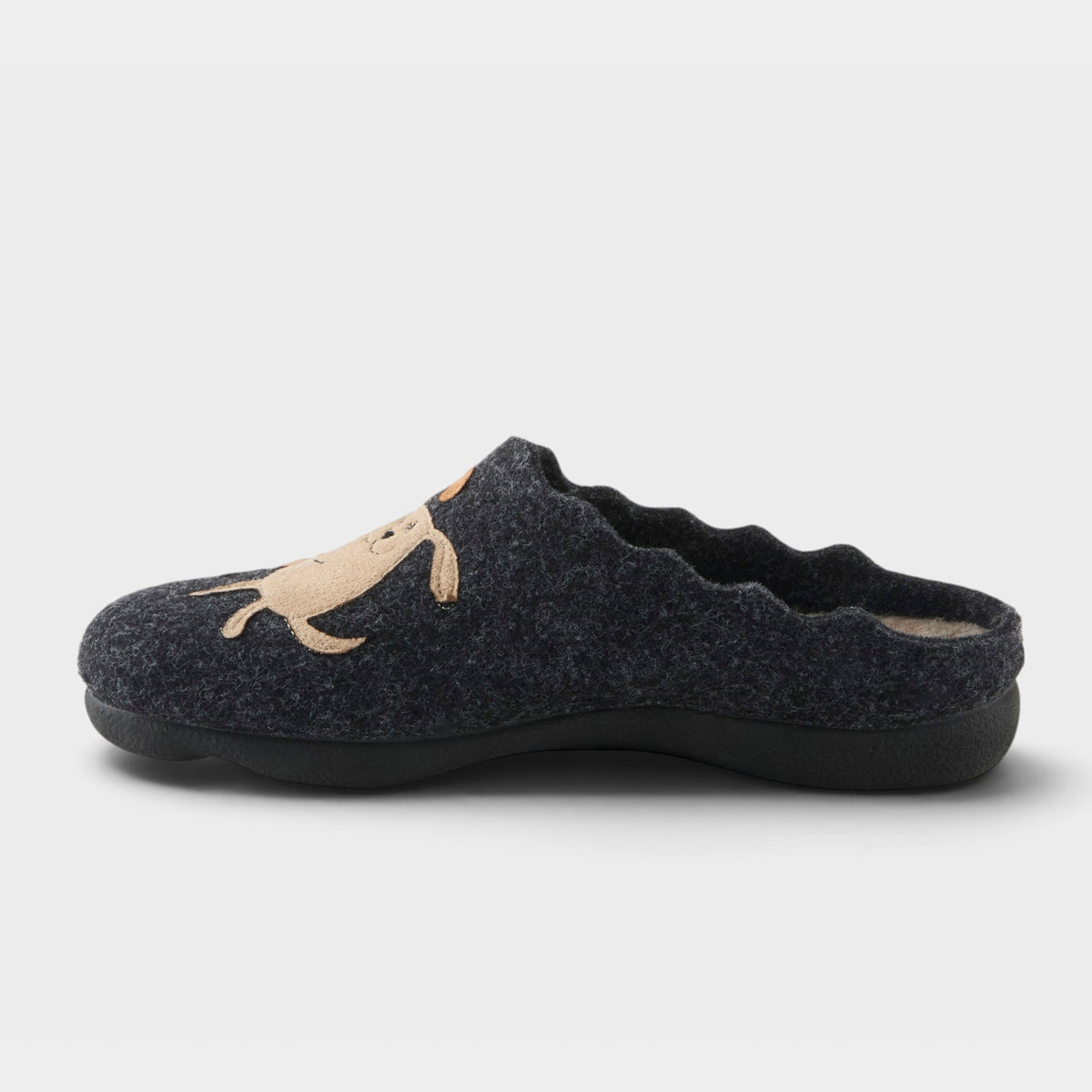 Flexus Petlove Black Multi Slipper