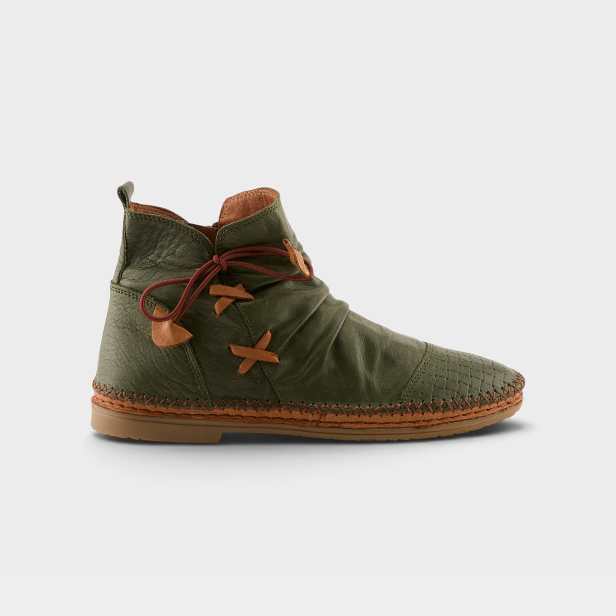Spring Step Pomeroy Olive Green Boot
