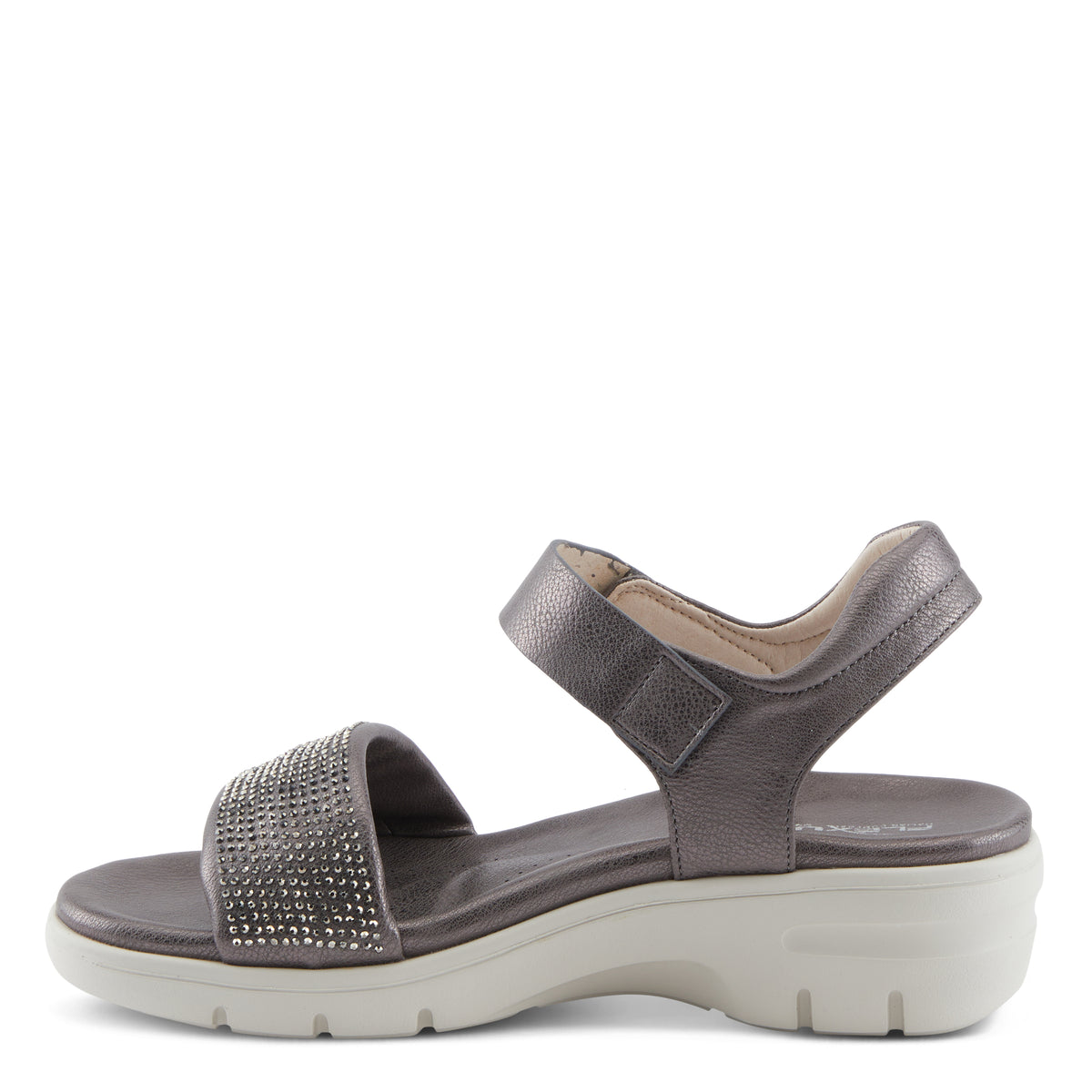 Flexus FLEXUS QUINTESSA SANDALS sandal in charcoal with flexible sole