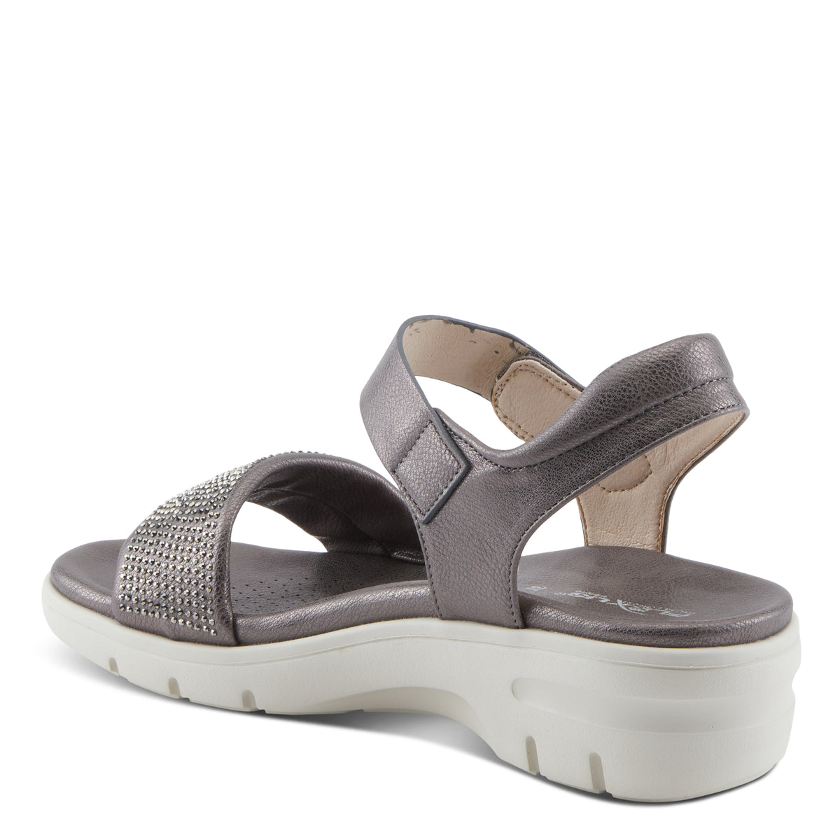 Flexus FLEXUS QUINTESSA SANDALS sandal in charcoal with flexible sole