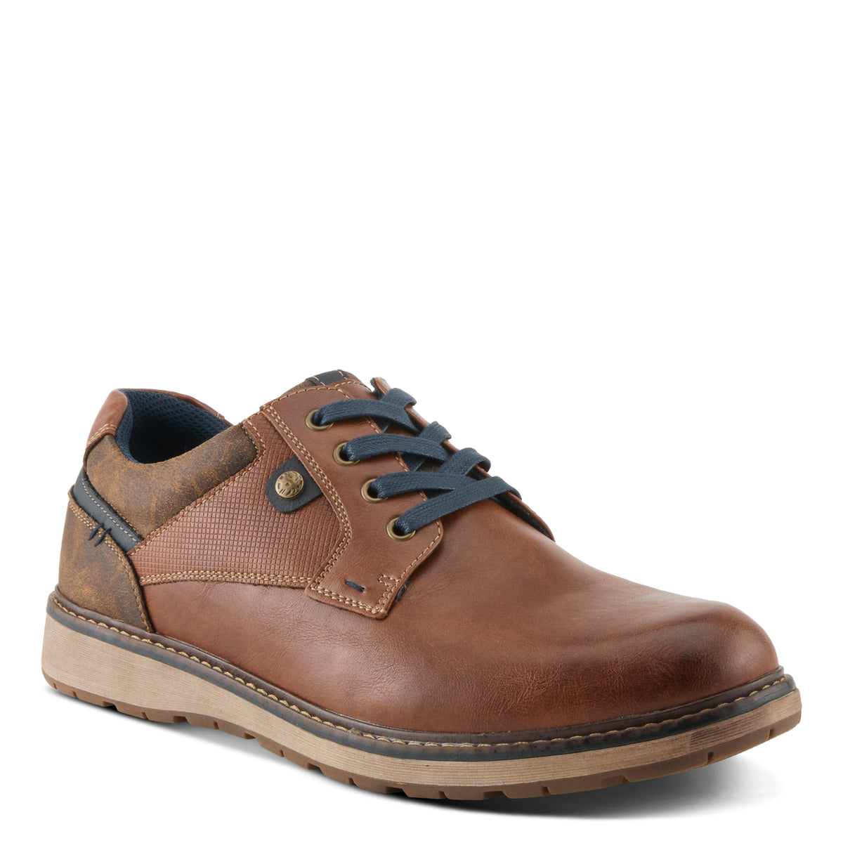 Spring Step SPRING STEP RELIFE MEN RAYMOND LACE-UP SHOES shoe in cognac with comfortable everyday design