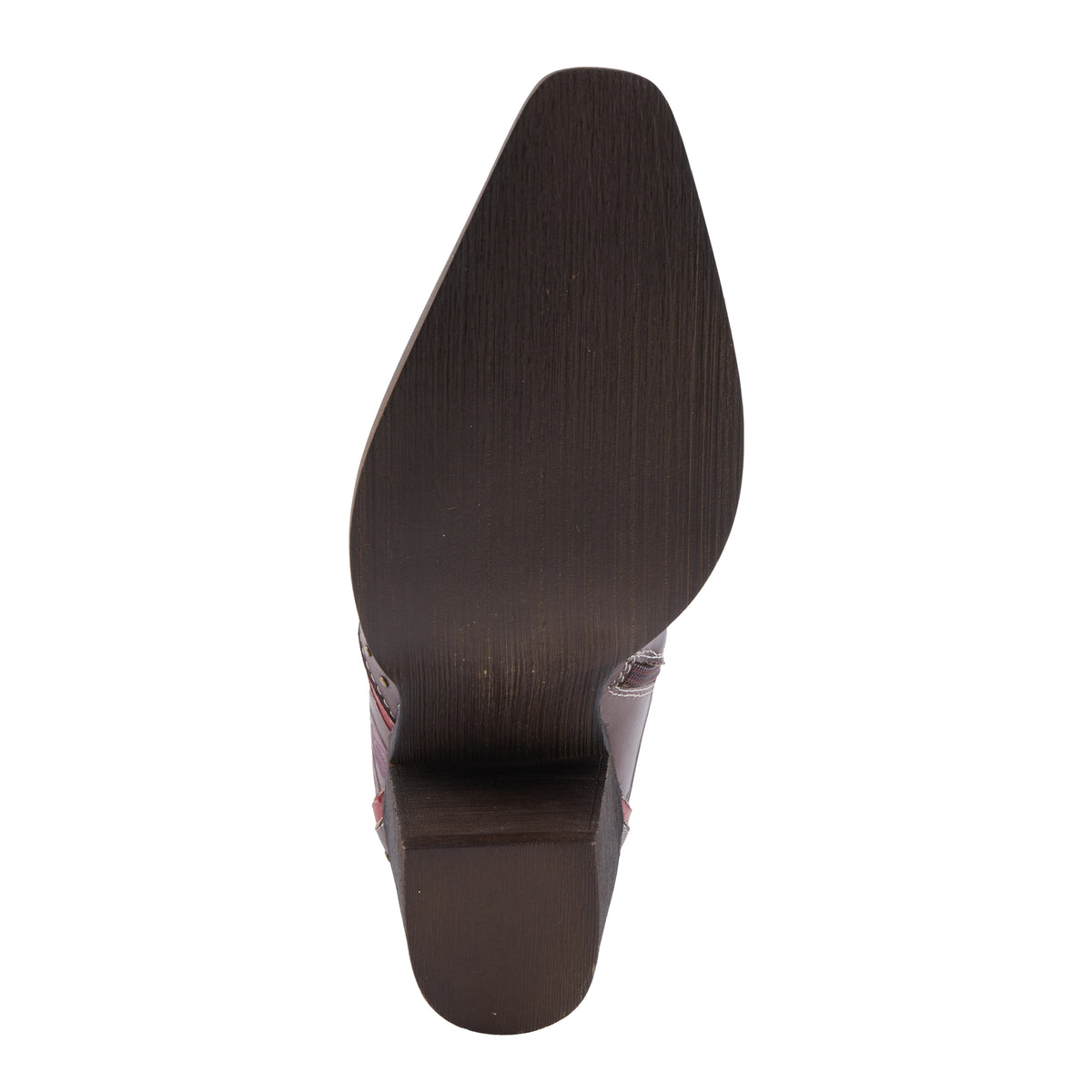L'Artiste L'ARTISTE REBAMAC BOOTS boot in chocolate brown with handcrafted leather design
