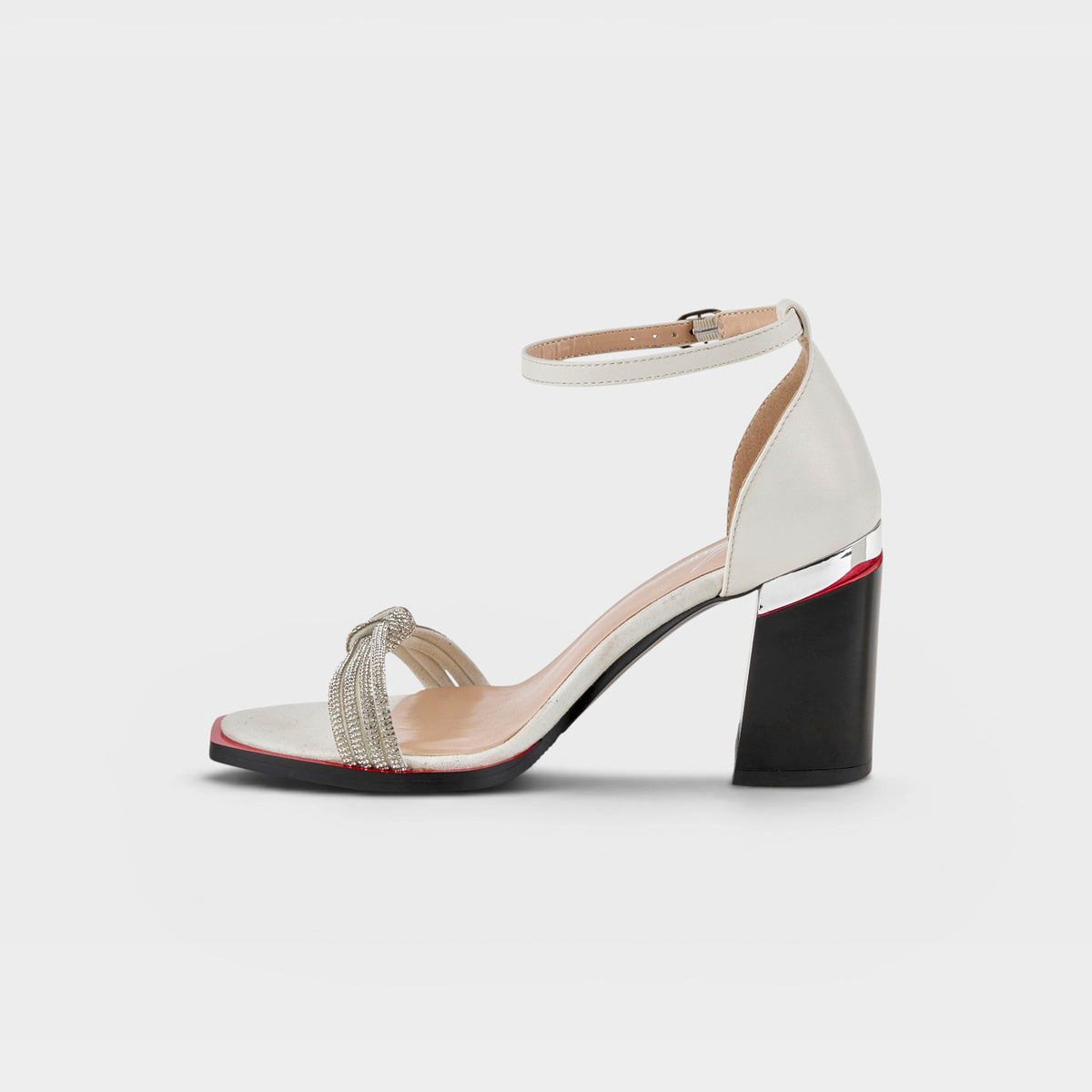 Azura Redhot White Multi Sandal