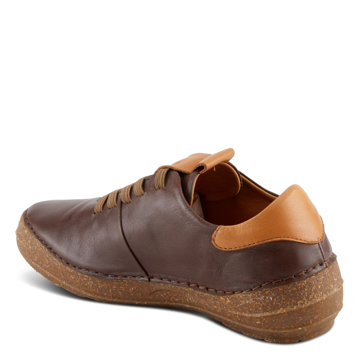 Spring Step SPRING STEP ROCHELLIE SLIP-ON SHOE shoe in brown with comfortable everyday design