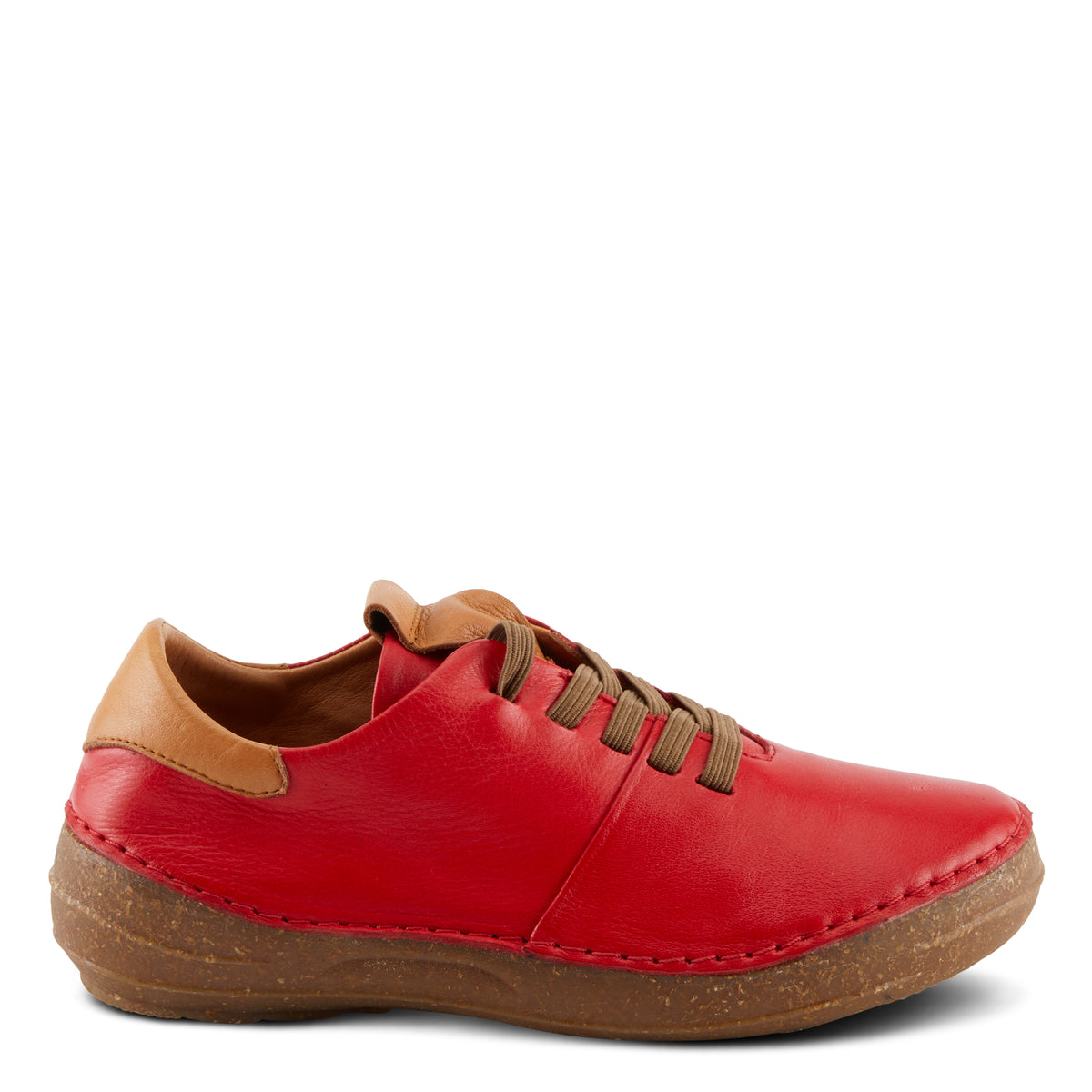 Spring Step SPRING STEP ROCHELLIE SLIP-ON SHOE shoe in red with comfortable everyday design