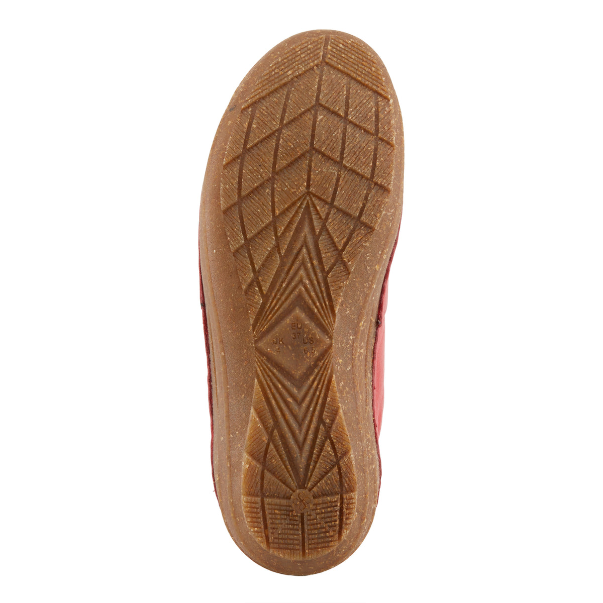 Spring Step SPRING STEP ROCHELLIE SLIP-ON SHOE shoe in red with comfortable everyday design