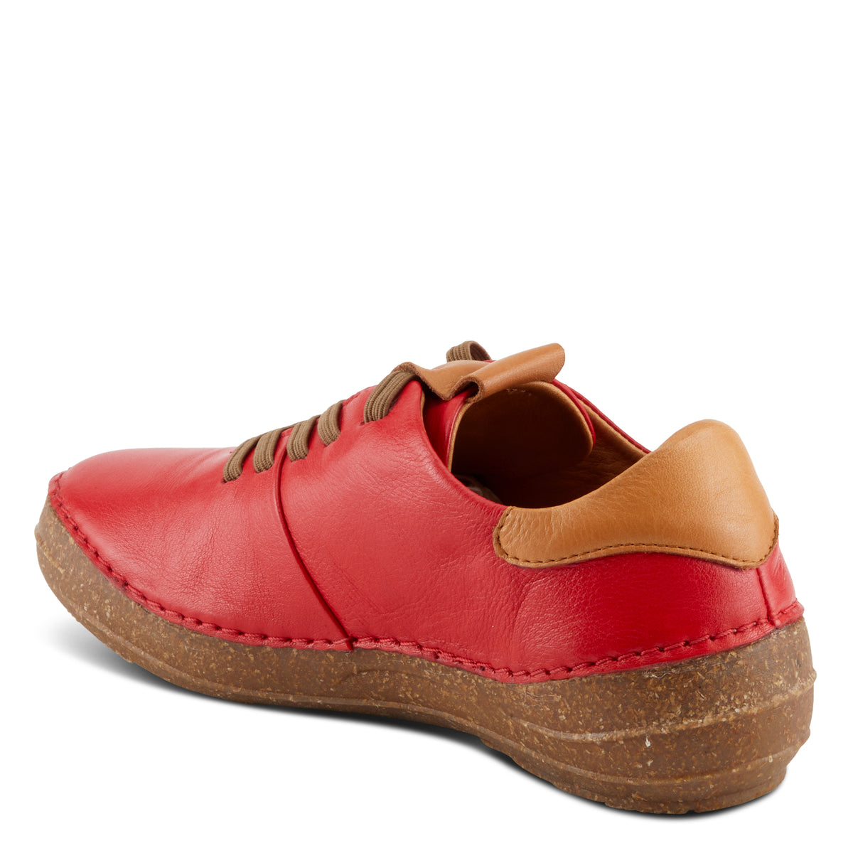 Spring Step SPRING STEP ROCHELLIE SLIP-ON SHOE shoe in red with comfortable everyday design