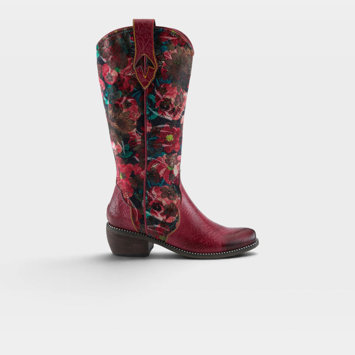 L'Artiste Rodeoqueen-Viv boots in Red Multi, hero view