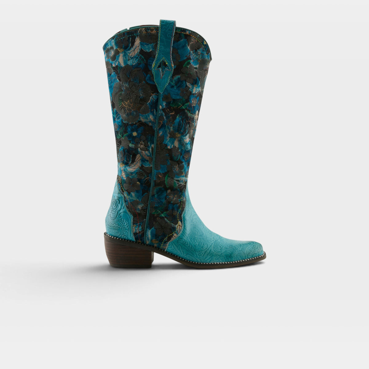 L'Artiste Rodeoqueen-Viv boots in Turquoise Multi, hero view