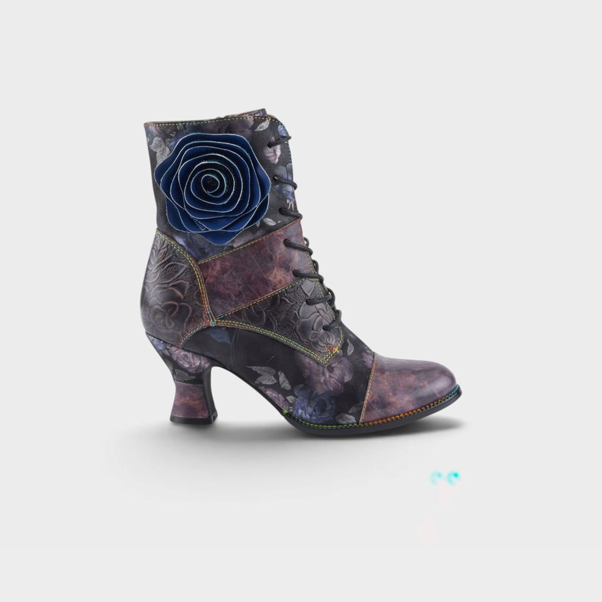 L'Artiste Roselia-Stunin boots in Plum Multi, hero view