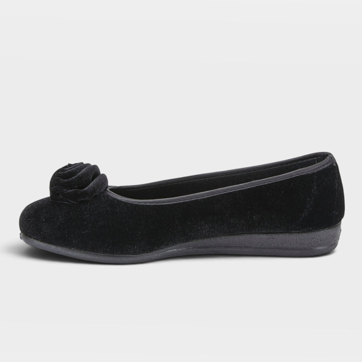 Flexus Roseloud Black Slipper