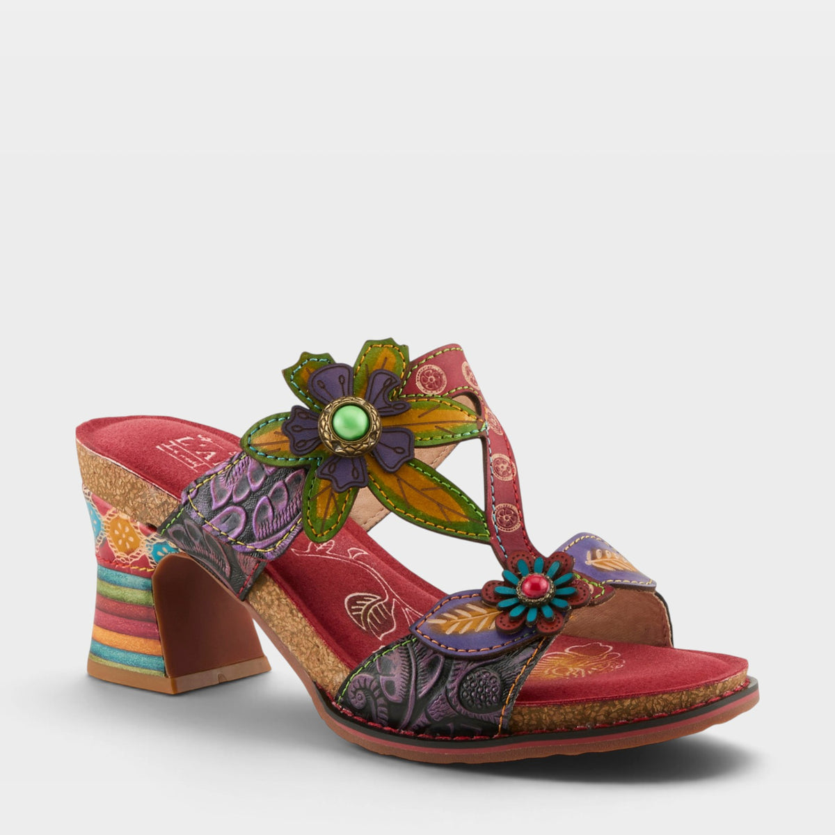 L'ARTISTE ROSSIE HEELED SANDALS-13