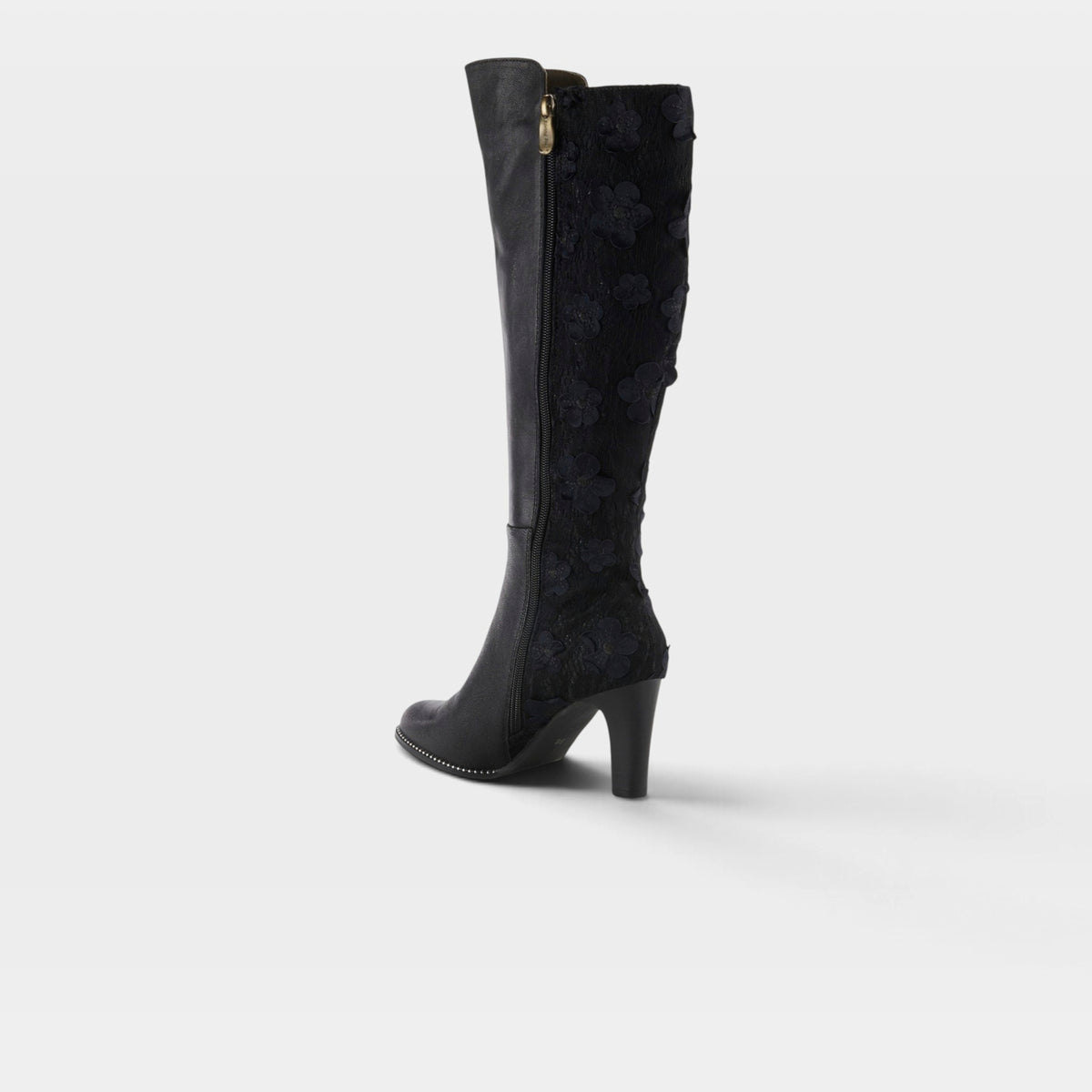 L'Artiste Rozena tall boot in Black Multi, alternate angle view