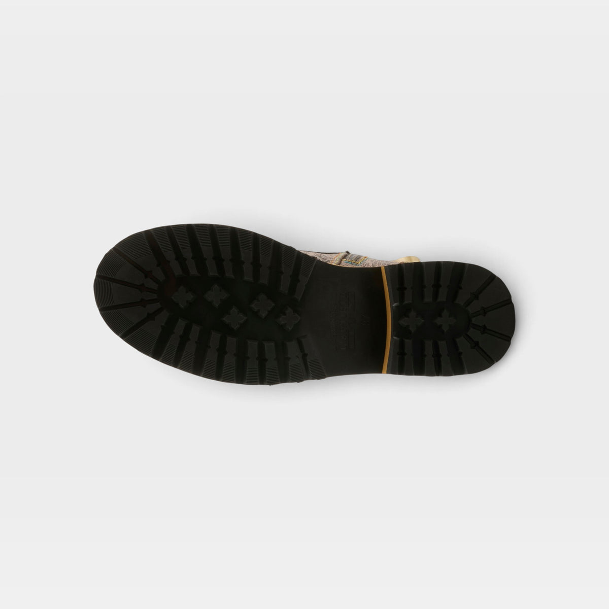 L'Artiste Rugup booties in Beige Multi, outsole view