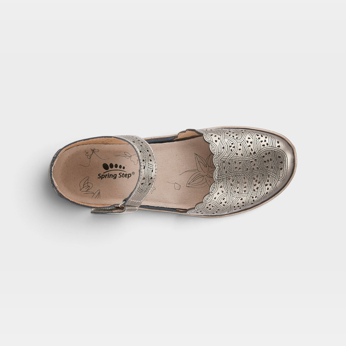 Spring Step Sabriye Pewter Shoe