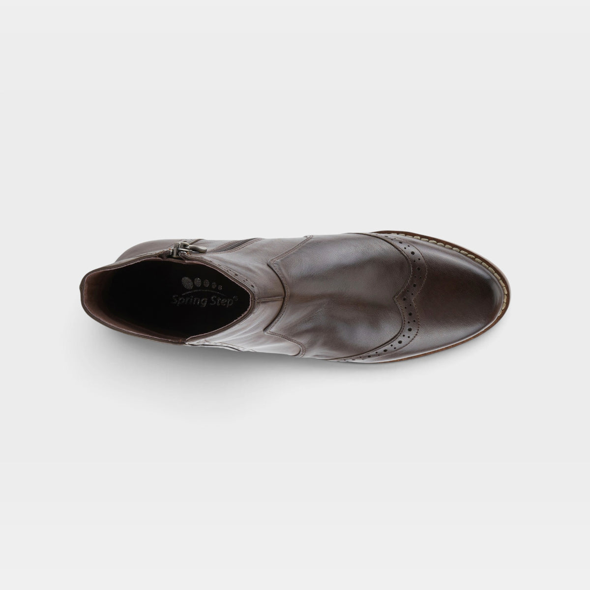 Spring Step Salmar Dark Brown Dress Boot