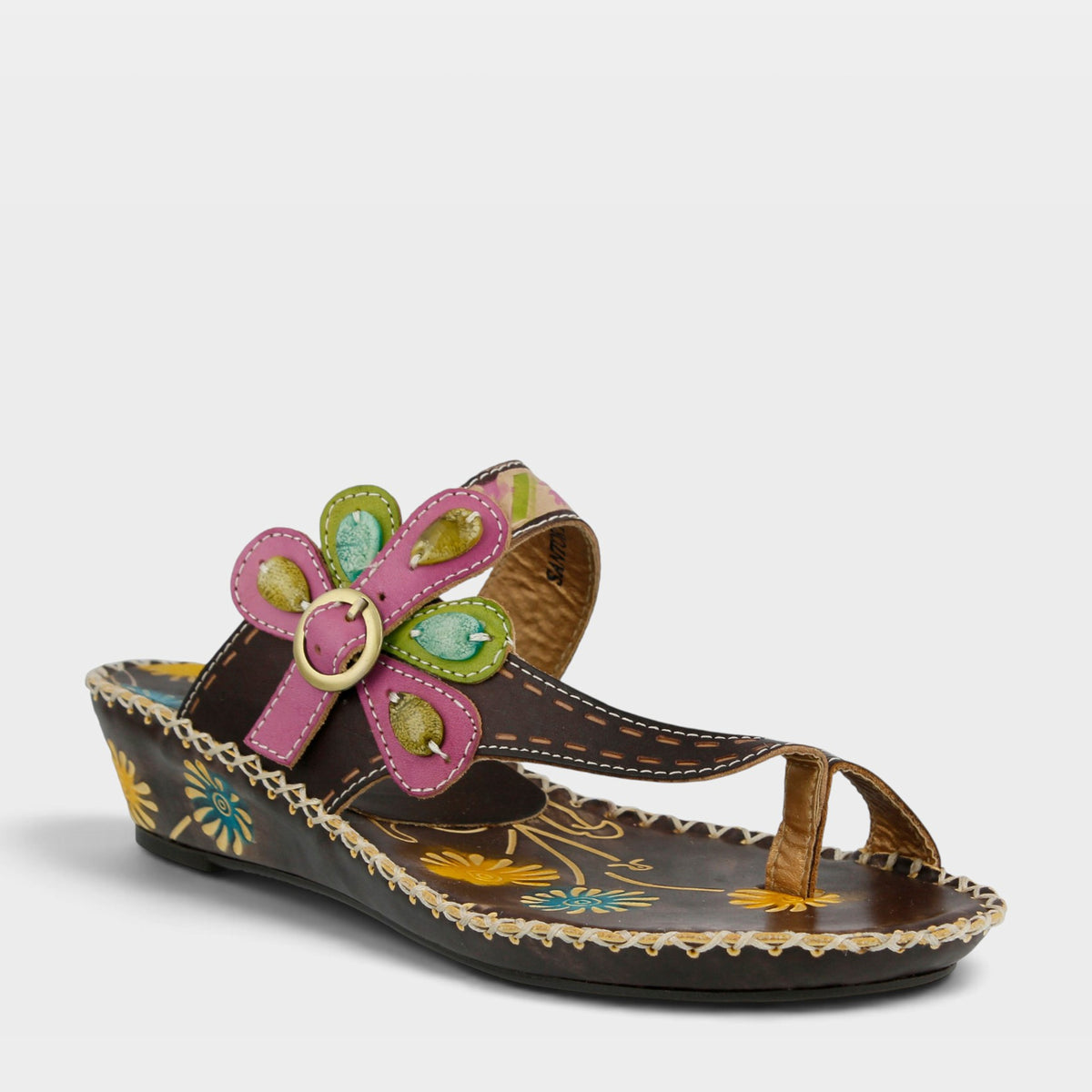 L'ARTISTE SANTORINI SLIDE SANDAL-19