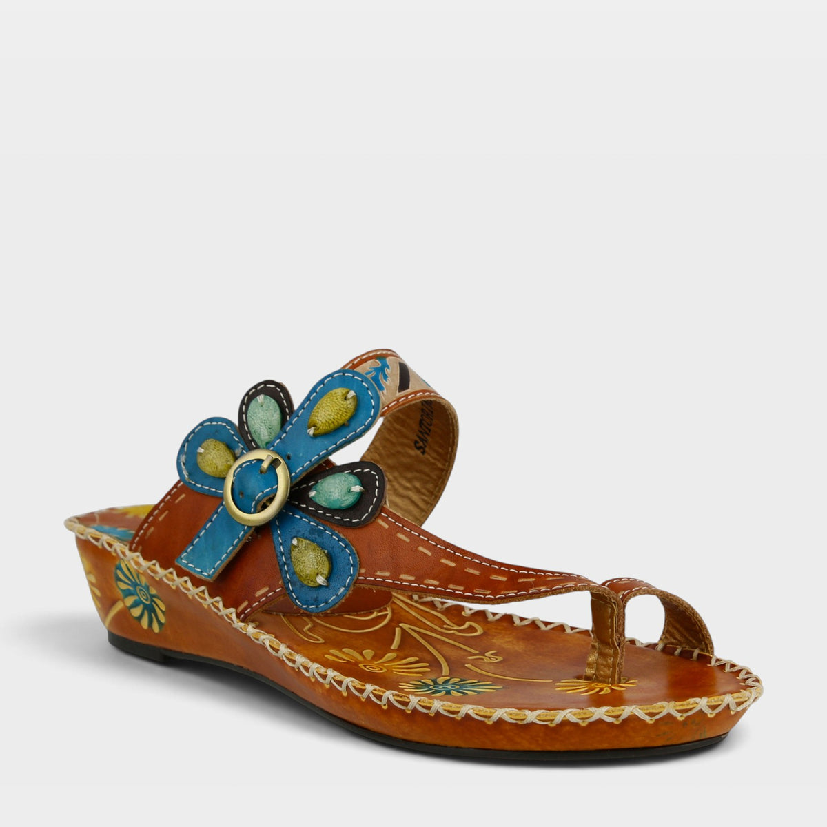 L'ARTISTE SANTORINI SLIDE SANDAL-13