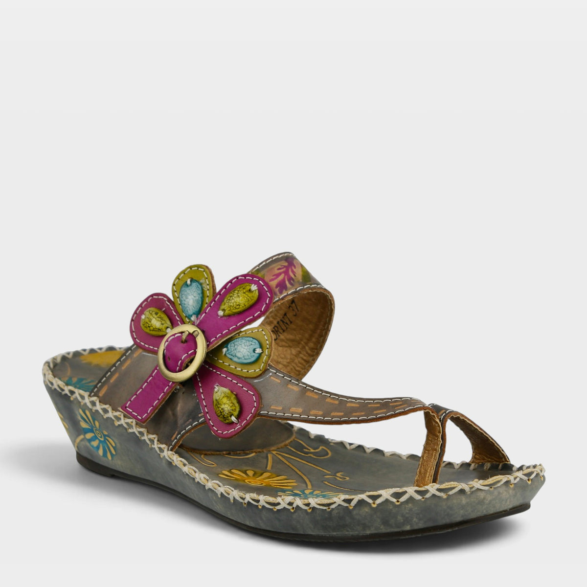 L'ARTISTE SANTORINI SLIDE SANDAL-7