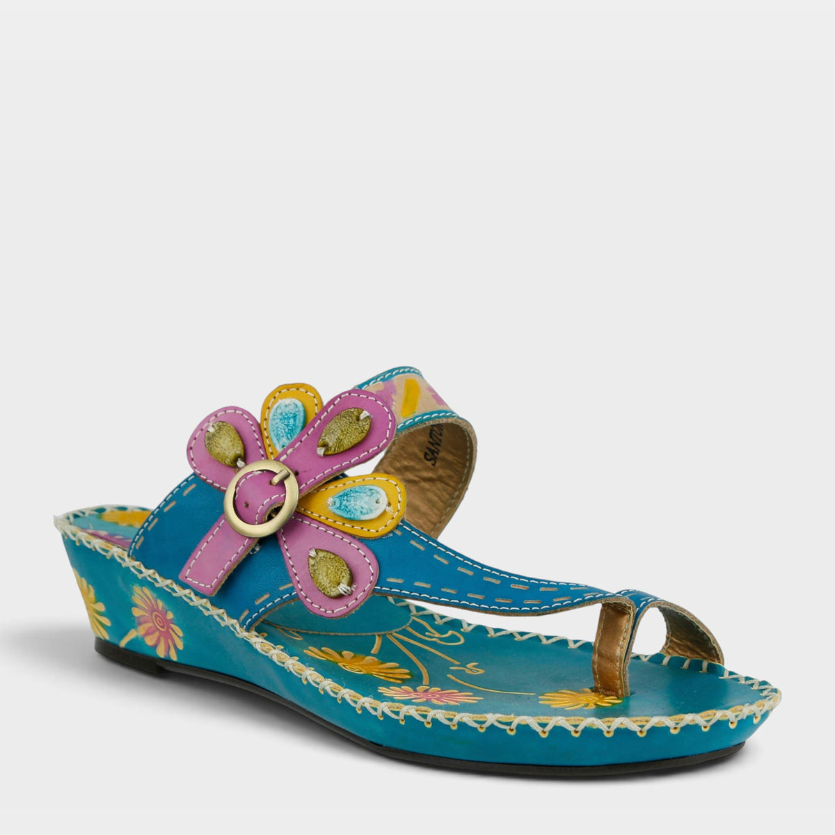 L'ARTISTE SANTORINI SLIDE SANDAL-25