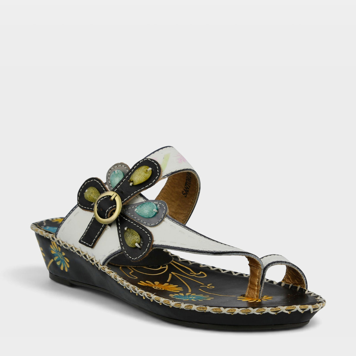L'ARTISTE SANTORINI SLIDE SANDAL-1