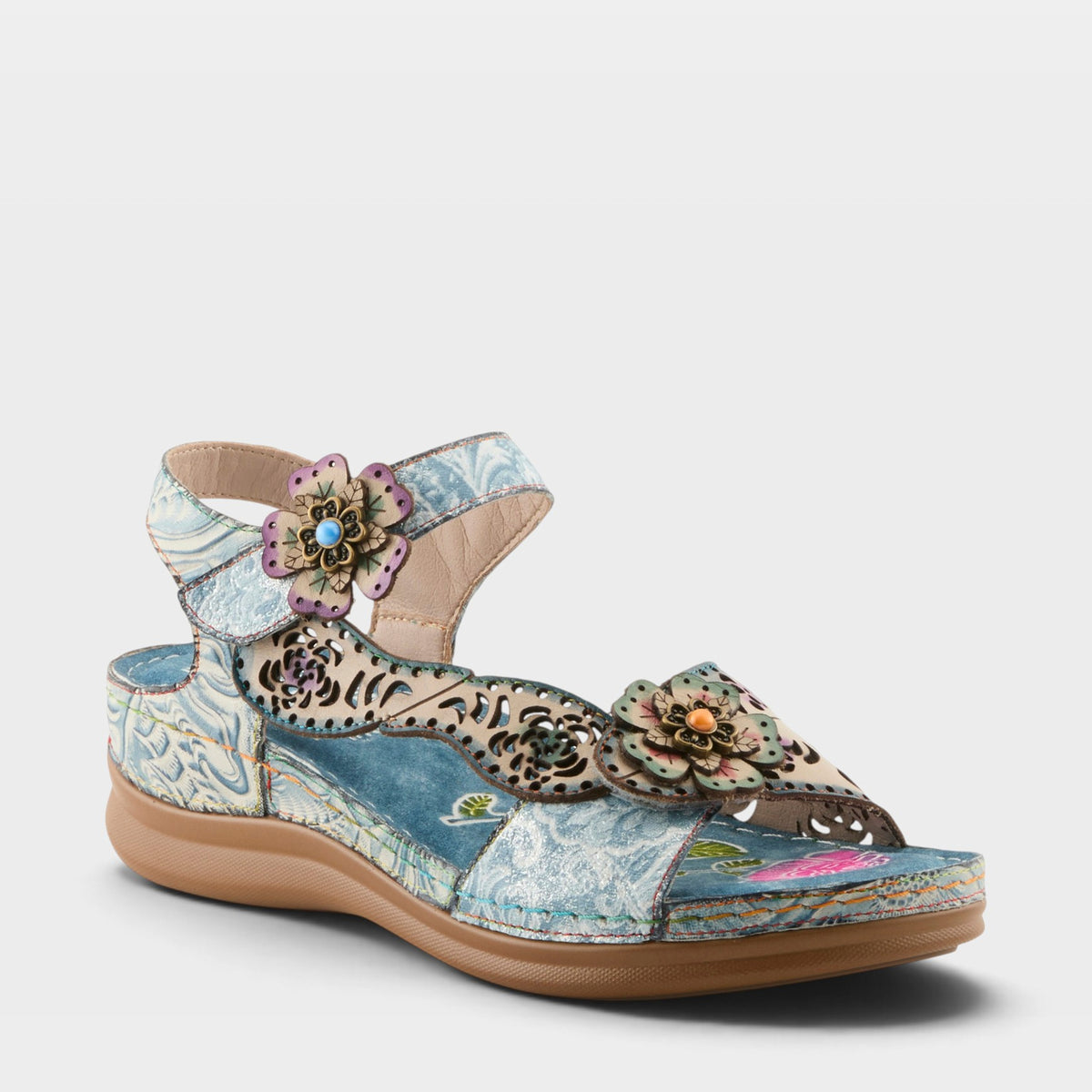 L'ARTISTE SCRIPT SANDALS-3