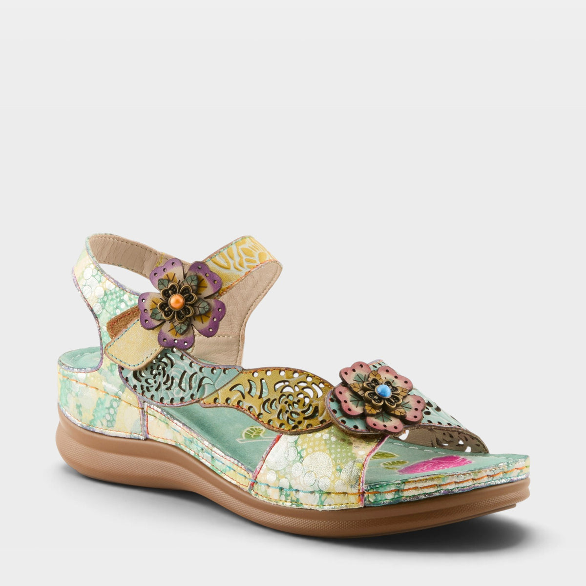L'ARTISTE SCRIPT SANDALS