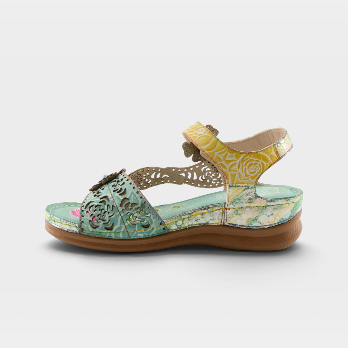 L'ARTISTE SCRIPT SANDALS-5