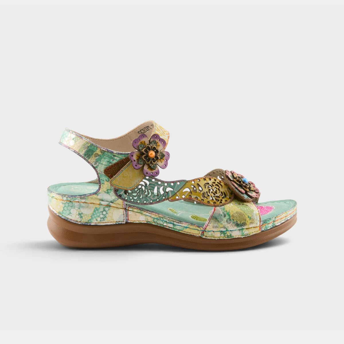 L'ARTISTE SCRIPT SANDALS