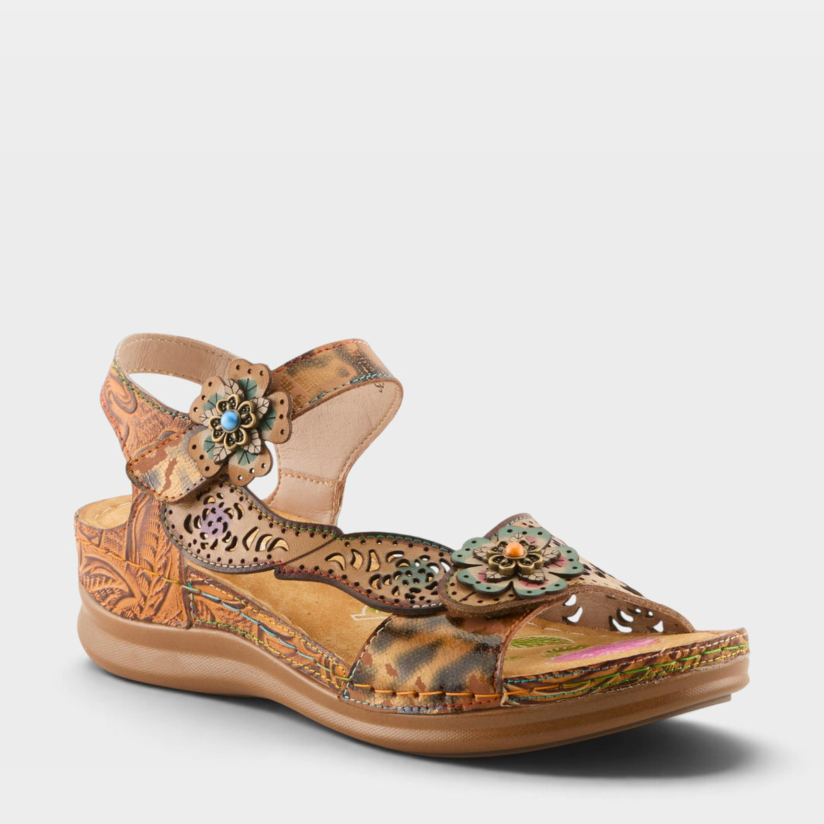 L'ARTISTE SCRIPT SANDALS-4
