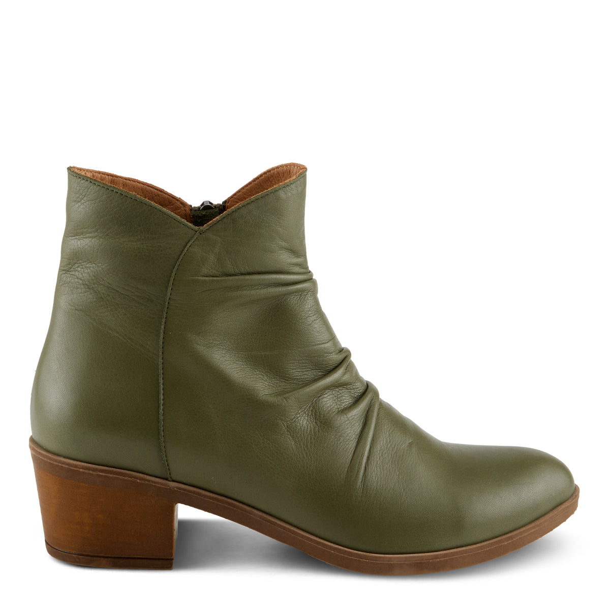 Spring Step SPRING STEP SELBY BOOTS boot in olive green with comfortable everyday design